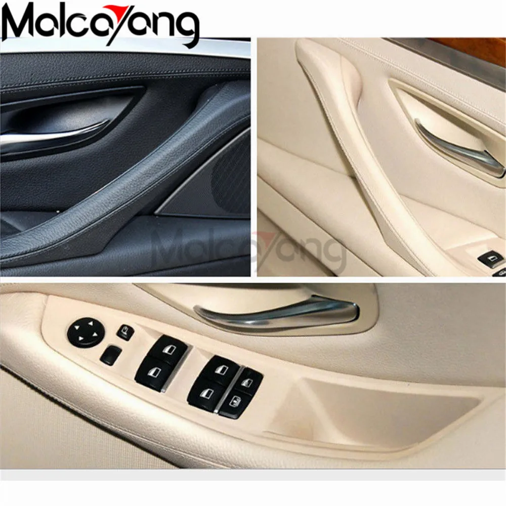 Правый руль RHD Автомобильная внутренняя дверная ручка панель накладка для BMW 5 serie