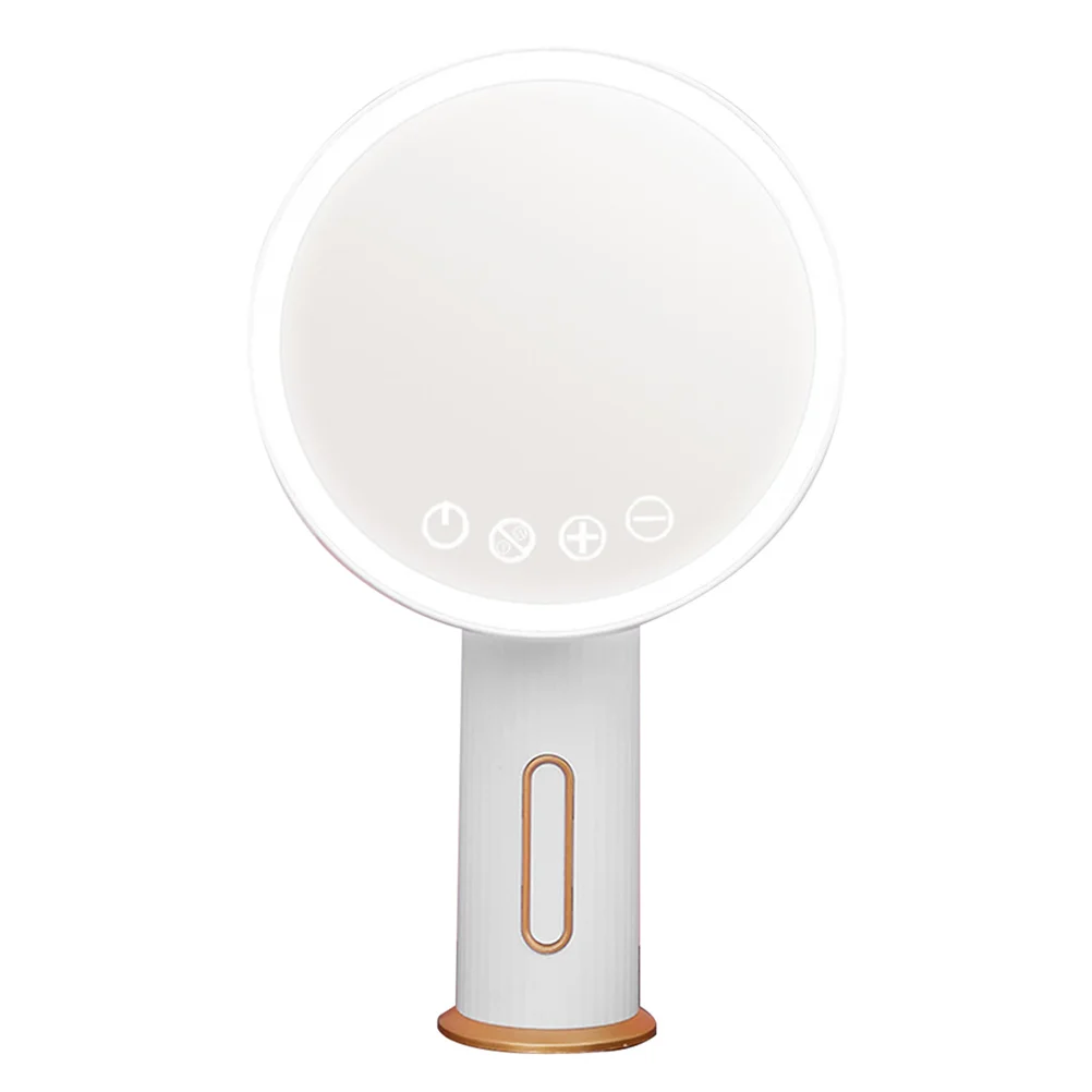 

1 шт. простое косметическое зеркало с лампой, косметическое зеркало с увеличением (белый)