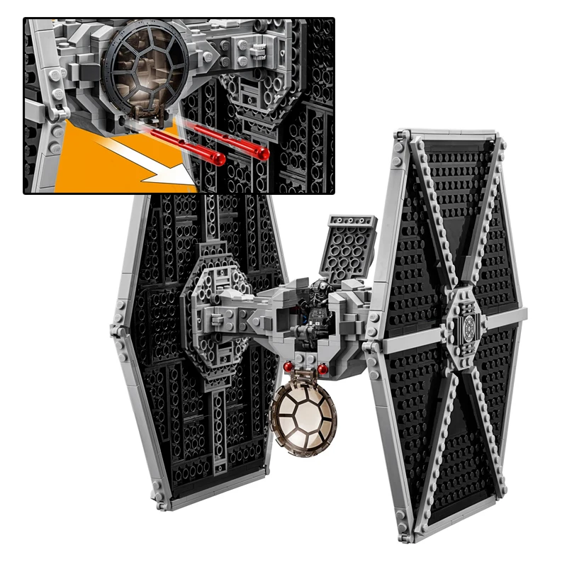 

10900 Wars Imperial TIE Fighter Building Blocks Iconic Attack Craft Compatible with Wars Toys for Children Adult Child Toy Gift
