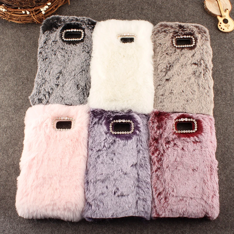 Модный красивый стильный защитный чехол с длинными волосами в виде собаки для