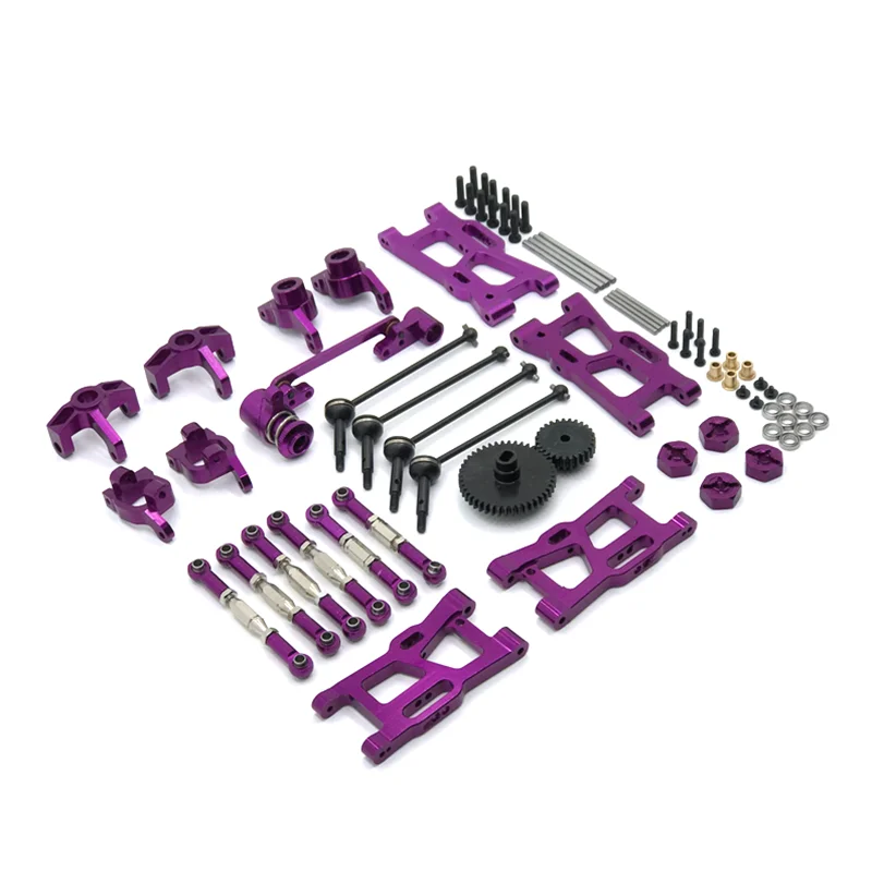 Детали для автомобиля WLtoys 124018 124019 144001 RC металлический комплект обновления