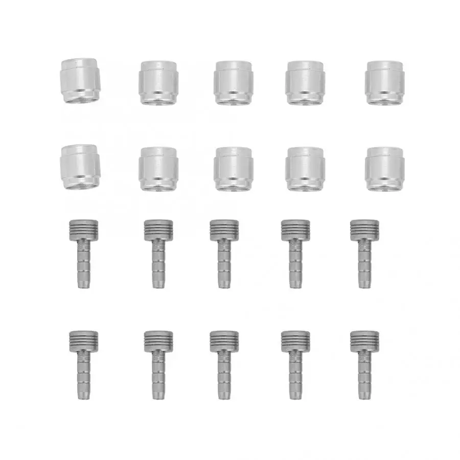 Велосипедный гидравлический дисковый тормозной шланг соединитель серебристый 10