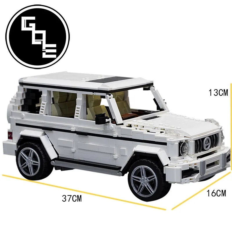

High-Tech Car Off-road Vehicle MOC-44956 Mercedes-AMG G63 City SUV DIY Building Blocks Bricks Toys For Children Christmas Gifts