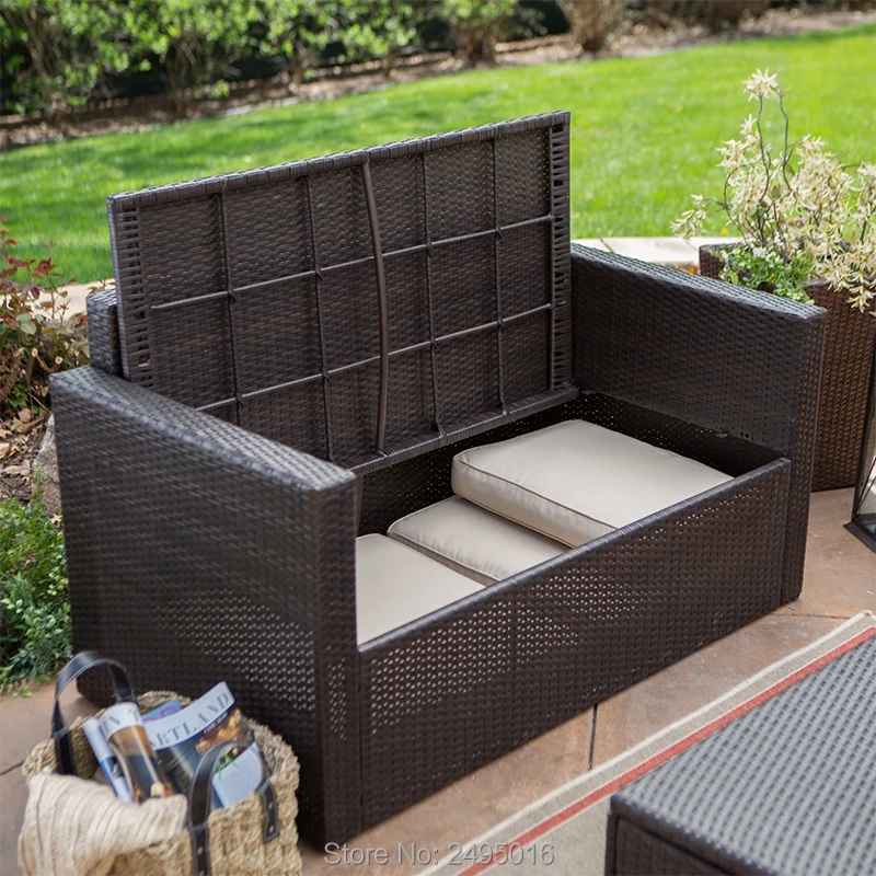 Уличный обед и журнальный столик из 2 предметов со встроенной емкостью для