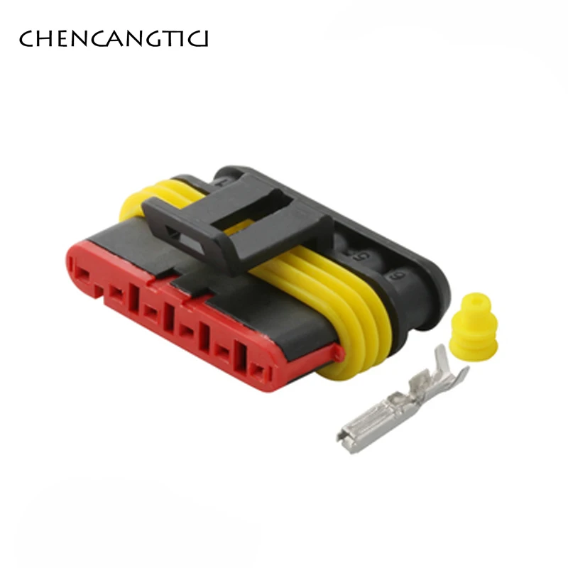 2 комплекта 6 Pin 282108-1 282090-1 водонепроницаемый разъем автоматический проводной