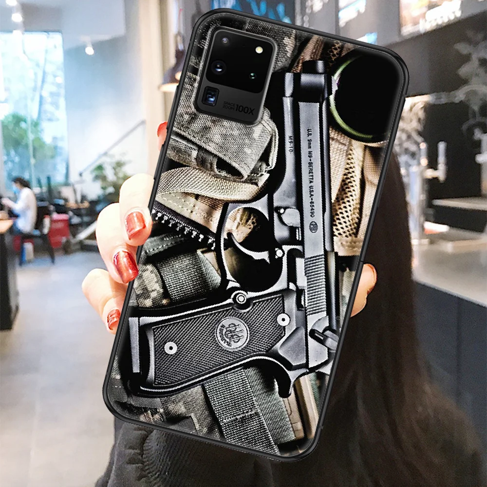 Чехол для телефона AK47 с изображением пистолета огнестрельного оружия Desert Eagle money