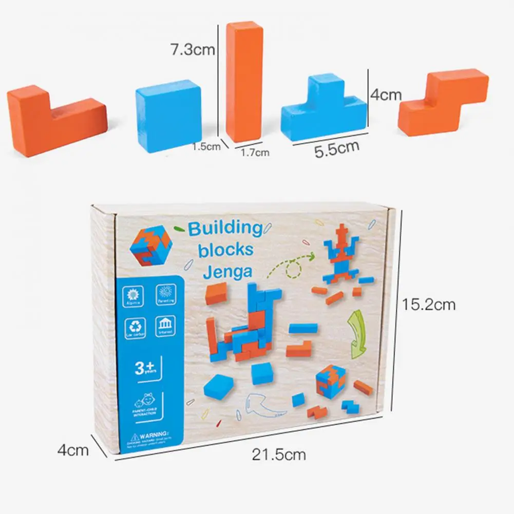Конструктор детский универсальный деревянный простая в использовании игрушка |