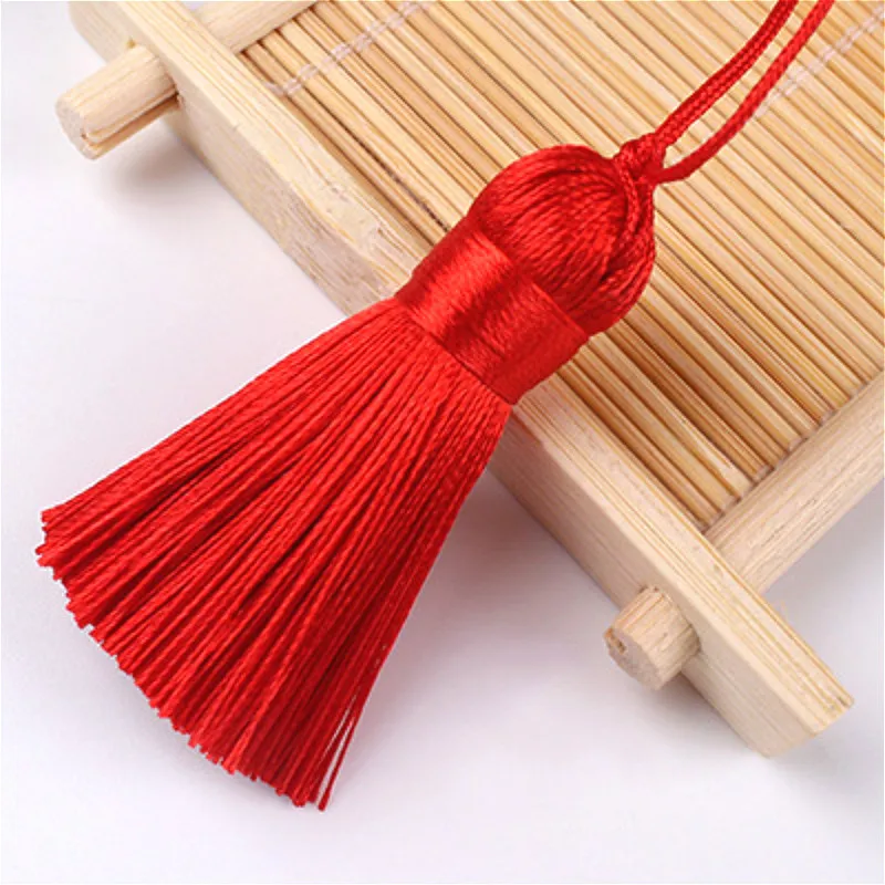 10 шт./лот бахрома из полиэстера и шелка 25 см | Дом сад