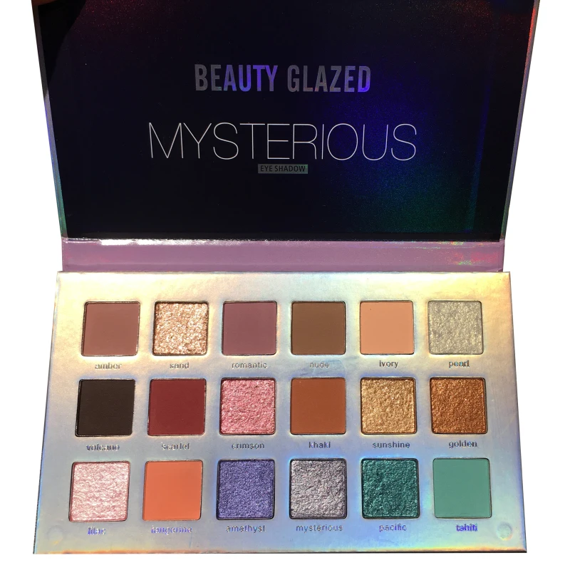 Новинка 18 цветов Палитра теней для век шелковистые туманные матовые блестящие