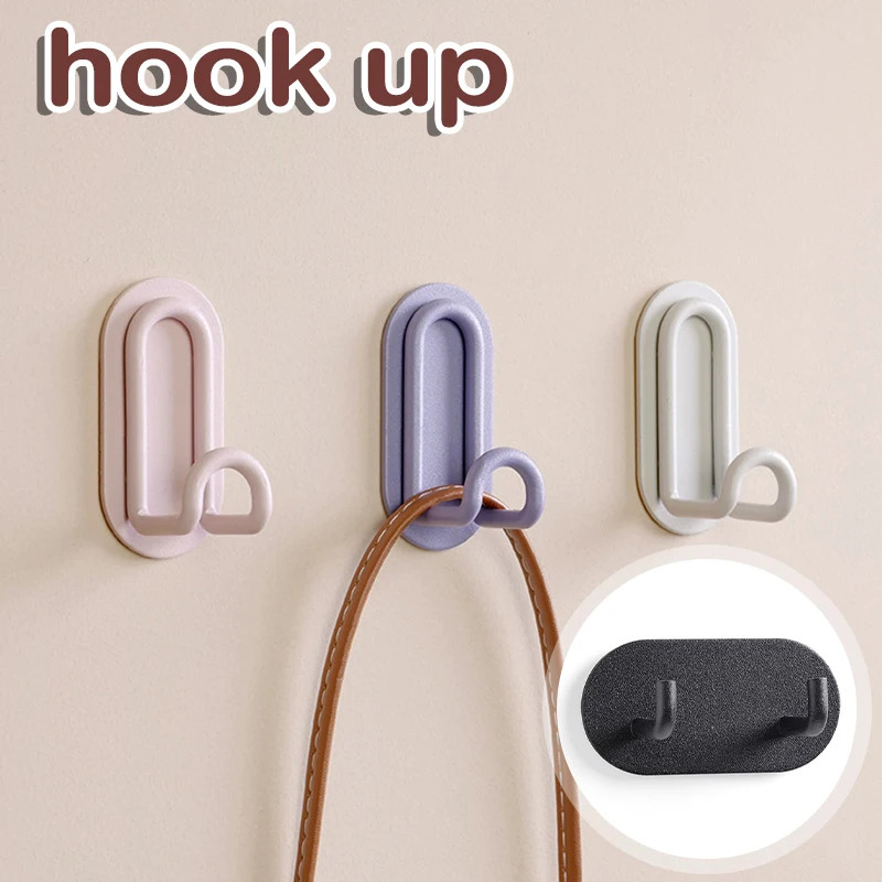 

Metal Adhesive Hooks Wall Mount Punch Free Decorative Towel Key Holder for Entryway Door Bathroom Kitchen TS1