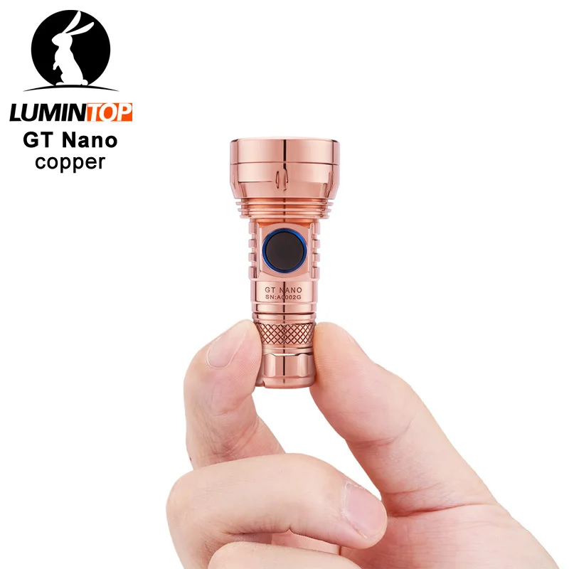 買取 Lumintop Gtナノ銅ミニled懐中電灯450 Lm 100メートル長距離強力なlinterna 10180バッテリーでキャンプ
