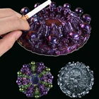 Силиконовая форма для пепельницы, форма для бетона, имитация черепа, форма для эпоксидной смолы, сделай сам, инструмент для изготовления УФ смолы, пластырь, глина, форма