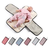 portable baby changing mat waterproof diaper changing table pad travel mummy dad nappy change mat clean hand folding diaper bag