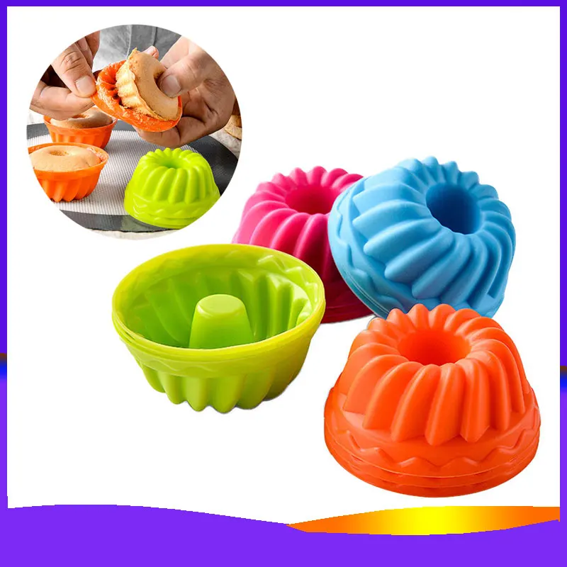 

Mold for Baking Silicone Cupcake Molds Mousse Cake Desserts Chocolates Pastry Reposteria Bread Kitchen Tools Accessories