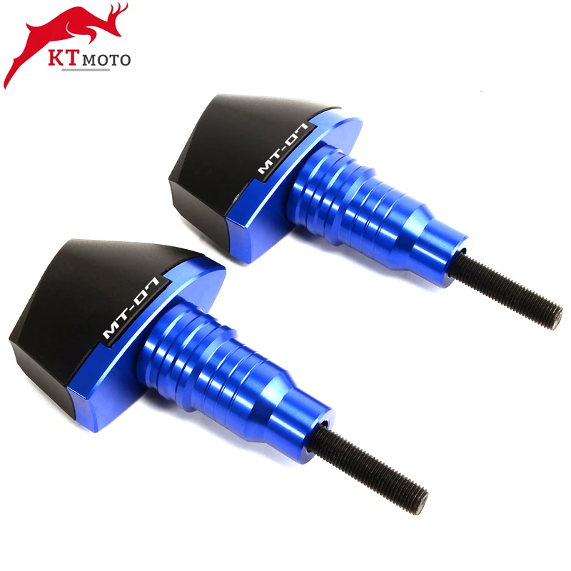 CNC рамка Ползунки Краш Pad защита от падения для Yamaha MT07 MT 07 2015 2020 двигателя