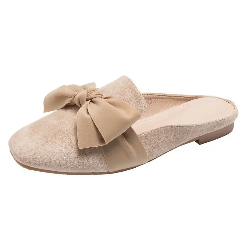 

SHOFORT 2020 spring and summer new Baotou shoes for women fashion bow wild street shooting network infrared wear ladies sandals