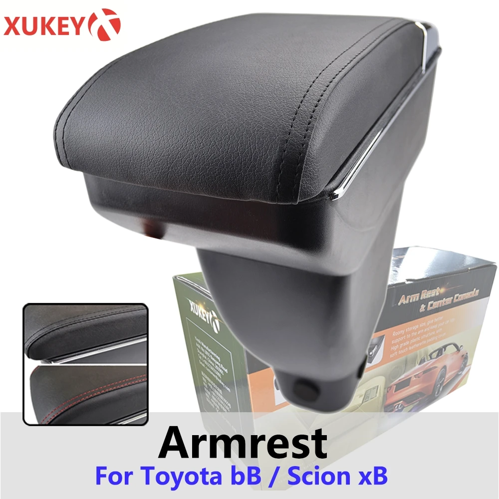 Подлокотник Xukey для Toyota bB Scion xB центральный черный подлокотник стайлинга