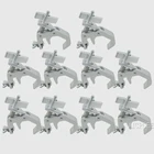 Освещение для сцены, 10 шт.лот, s-образный крючок, светодиодный прожектор, Алюминиевые крючки для клуба, зажим для подвешивания, профессиональное оборудование для дискотек, диджеев, сценическое освещение