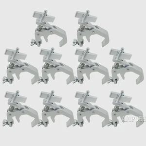 Освещение для сцены, 10 шт.лот, s-образный крючок, светодиодный прожектор, Алюминиевые крючки для клуба, зажим для подвешивания, профессиональное оборудование для дискотек, диджеев, сценическое освещение