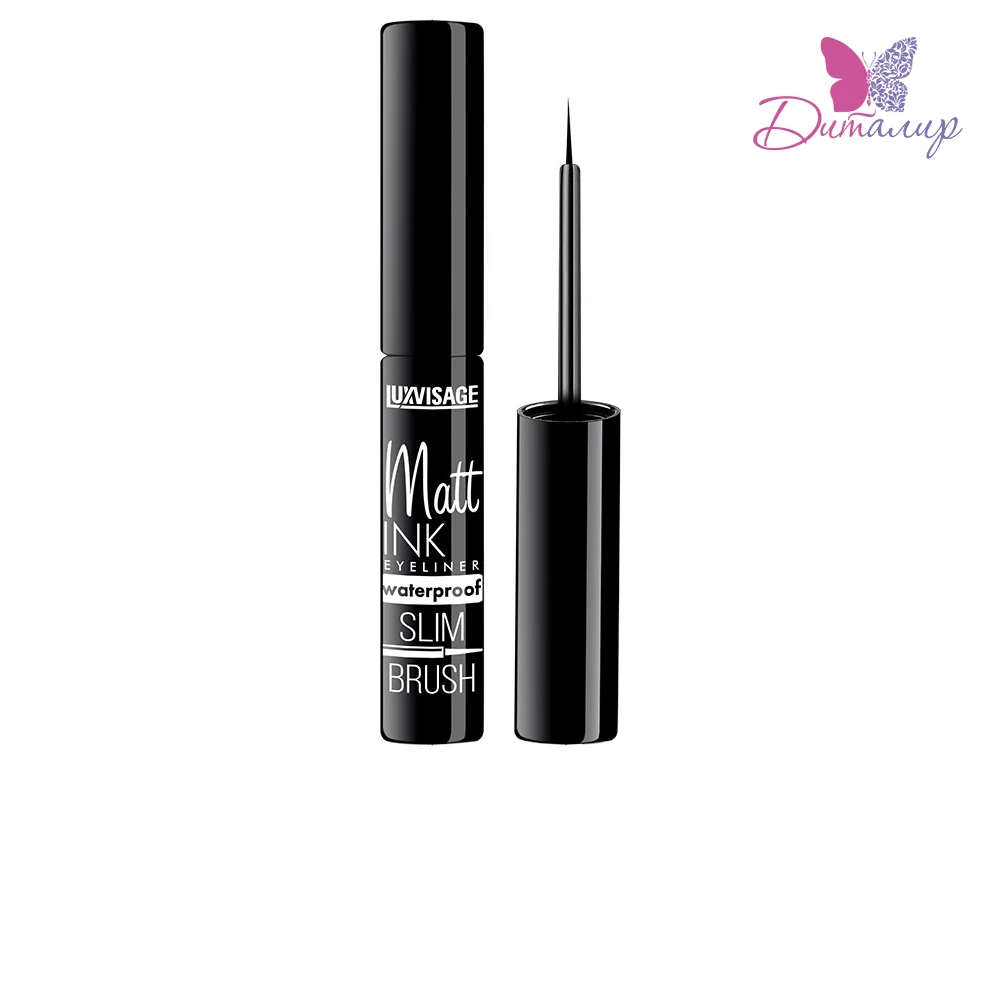 LUXVISAGE Подводка для глаз Matt INK waterproof черная| |
