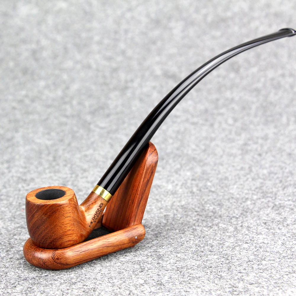 Высококачественная розовая деревянная трубка с инструментами 23 см курительная 3