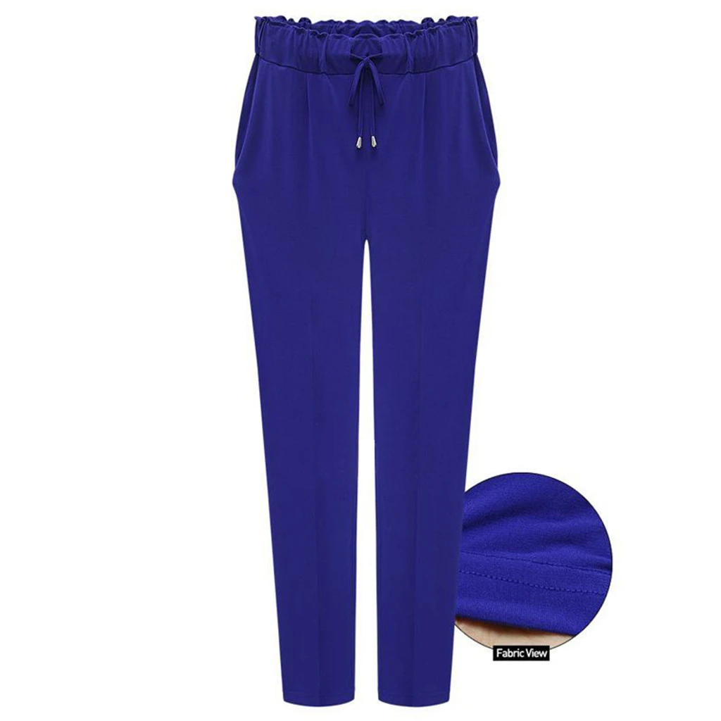 Свободные женские шаровары OSTRICH брюки повседневные с эластичным поясом