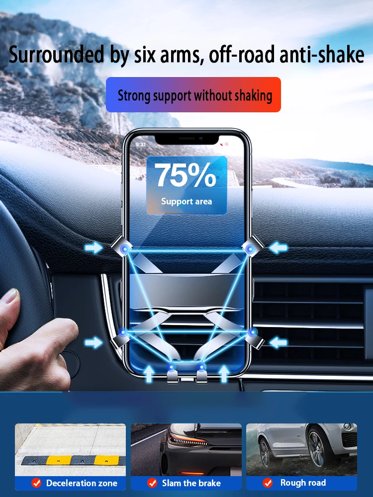 car mobile phone holder for mazda cx5 cx8 cx 5 8 2016 2020 air vent gps mounts stand gravity navigation bracket car accessories free global shipping