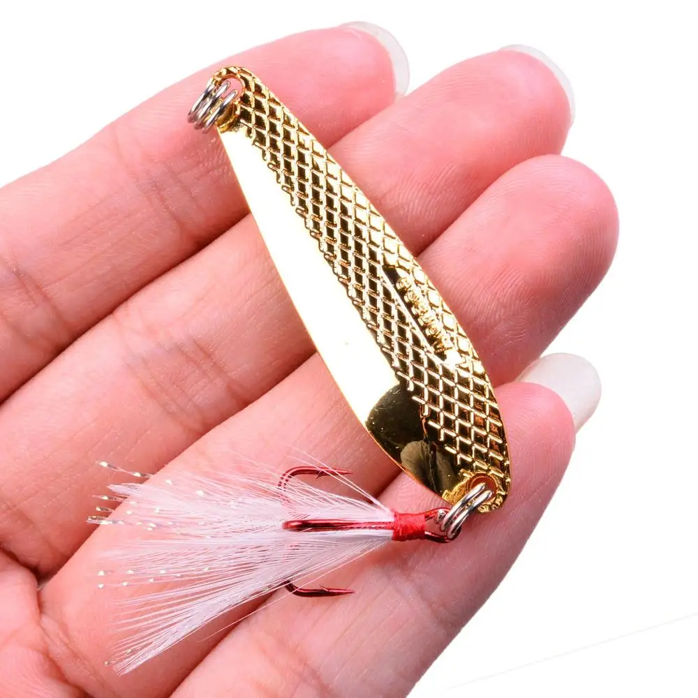 Металлическая Ложка приманки Spinner 1 шт. рыболовная приманка 6 г вращающиеся