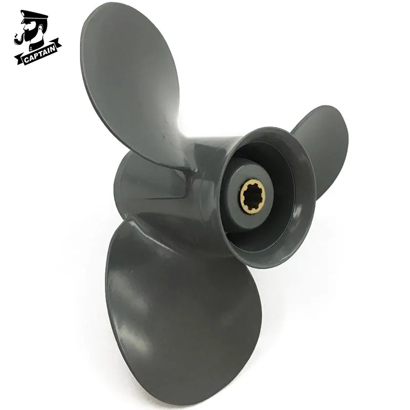 Подвесной двигатель с пропеллером Captain 9 1/4X9 для Honda BF8D BF9.9D BF9.9 BF15A BF15D BF20D 8 зубьев