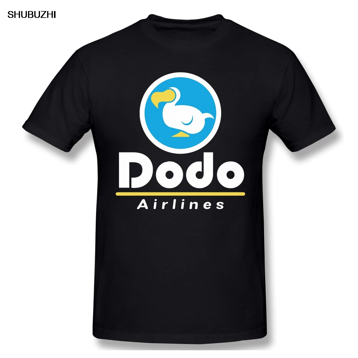

Забавная мужская летняя футболка Dodo Airlines с логотипом, Повседневная хлопковая Футболка с круглым вырезом, футболка с графическим рисунком, т...