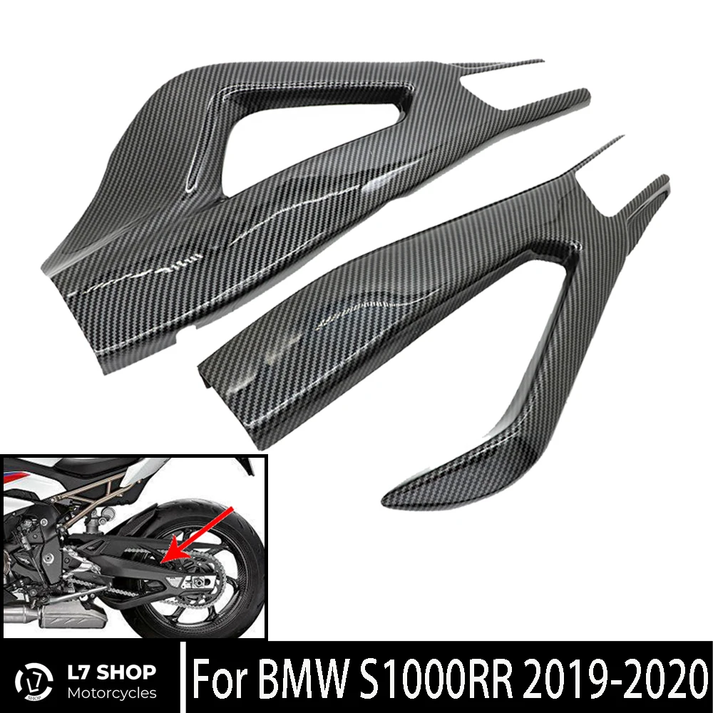 

Для BMW S1000RR 2019 2020 Высокое качество ABS Литье под давлением углеродное волокно цветной мотоцикл обтекатель маятник защита
