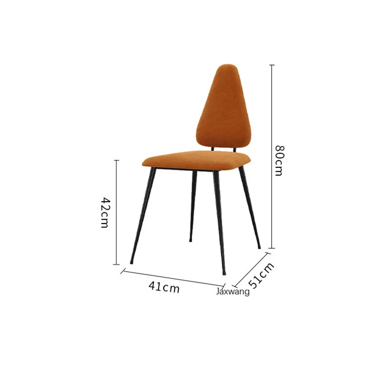 

Nordic Dining Chair Home Furniture Ins Luxury Home Dining Chair Modern Minimalist Backrest Lounge Chair Designer Homestay Chairs