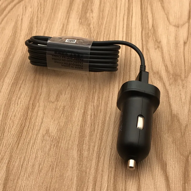 Автомобильное зарядное устройство Samsung USB адаптивный быстрый адаптер Type C кабель