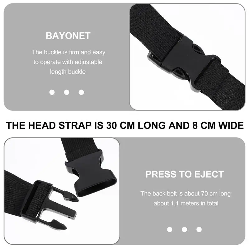 

3pcs Simple Baby Head Supports Pretty Head Supports Lovely Fixed Headbands