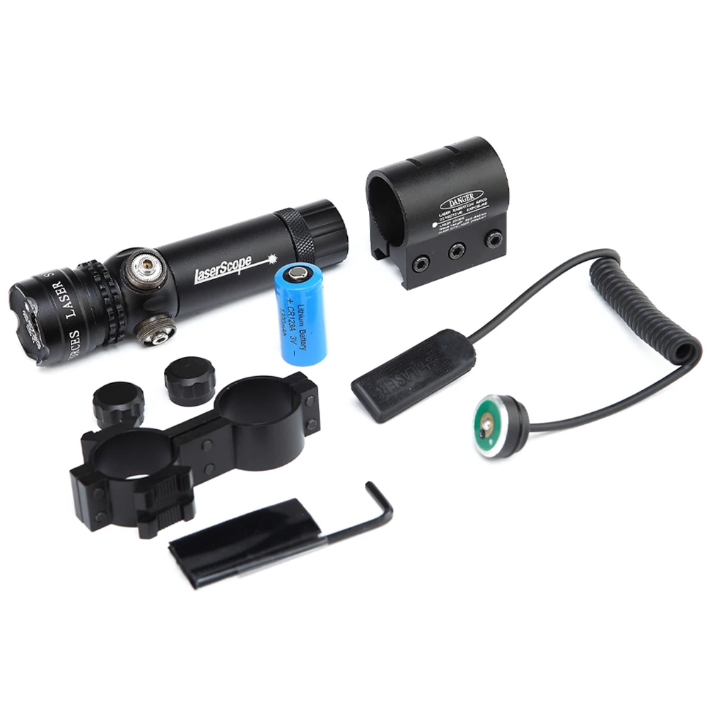 

NEW ARRIVAL Tactical Red Green Laser Sight JG1 With Laser Scope Mounting Press Switch