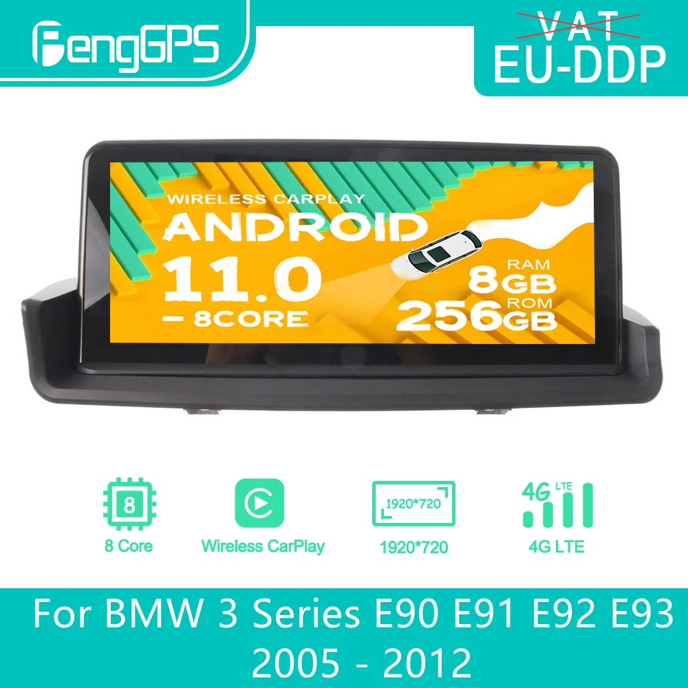 8GB 256GB Android 11 Car Radio For BMW 3 Series E90 E91 E92 E93 2005 - 2012 Stereo Autoradio Multimedia DVD Player GPS Navi unit 8GB 256GB Android 11 Car Radio For BMW 3 Series E90 E91 E92 E93 2005 - 2012 Stereo Autoradio Multimedia DVD Player GPS Navi unit