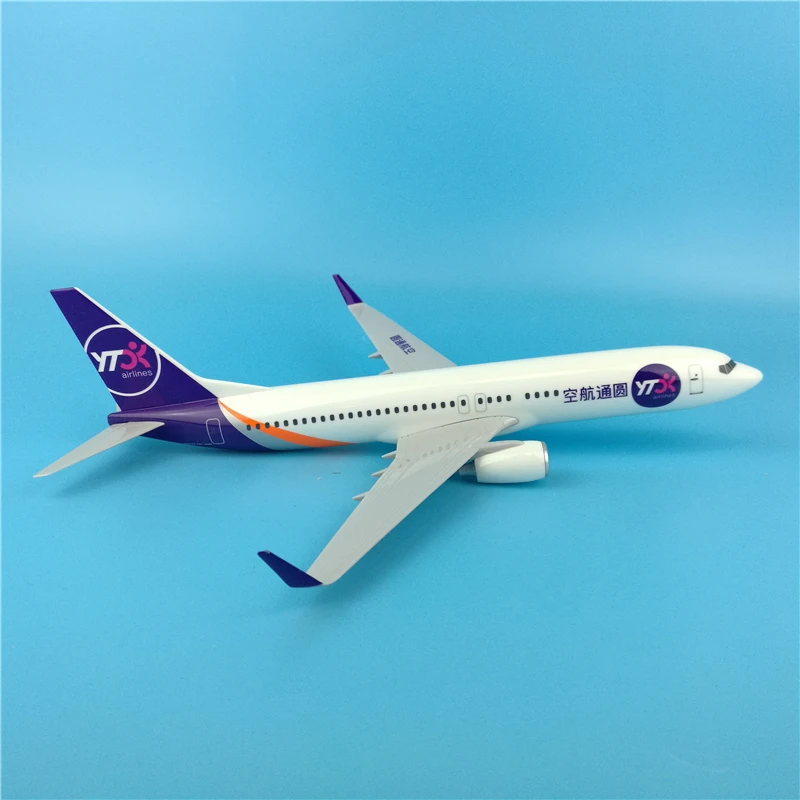 30 см Yuantong экспресс авиакомпании грузовые авиалинии B737 модель самолета логистика