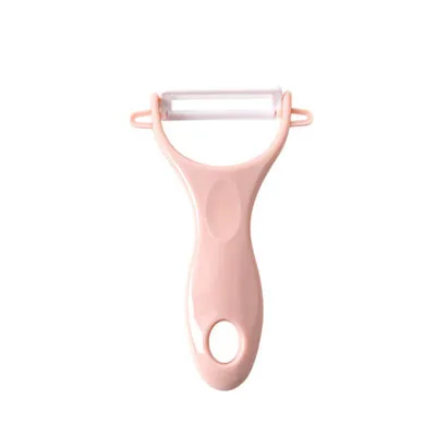 Pink ERMAKOVA керамическое лезвие Овощечистка для фруктов резак Картофель Яблоко Морковь Огурец Овощечистка фрукты керамика Y устройство для чистки кухни - Цвет: Pink