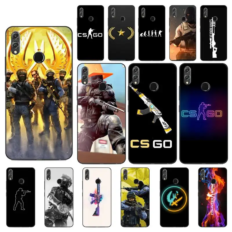 

YNDFCNB Counter Strike CS Go Phone Case For Huawei Honor 8X 8A 9 10 20 Lite 30Pro 7C 7A 10i 20i