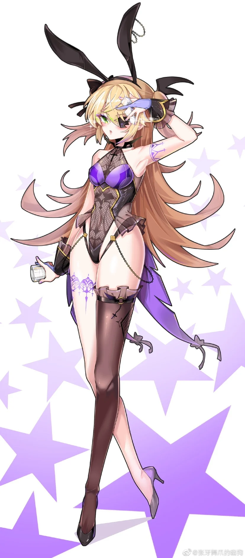 Женский костюм для косплея Genshin Impact Fan art Bunny Girl Xiangling Hu Tao Ganyu Keqing Fischl Mona - купить по