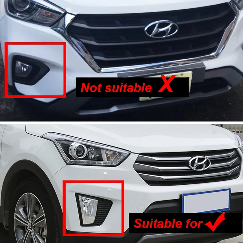 Hivotd для хундай крета ix25 hyundai creta передний и задний противотуманный светильник