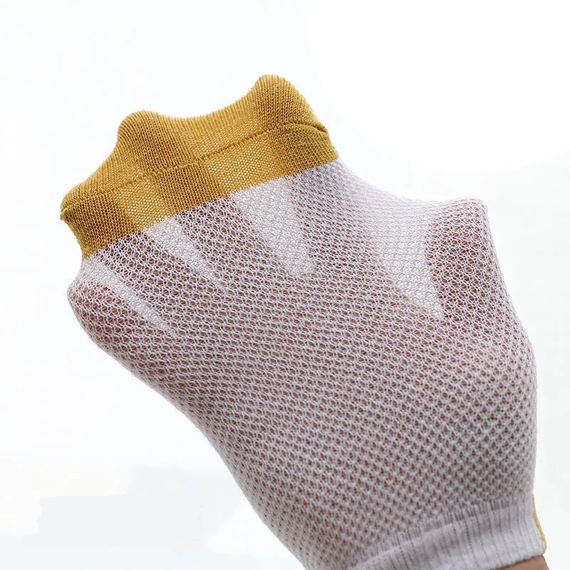 

5 Pairs/Lot Children Cotton Socks For Boy Girl Baby Ultrathin Fashion Breathable Solid Mesh Short Socks Summer 1-12T Teens Kids