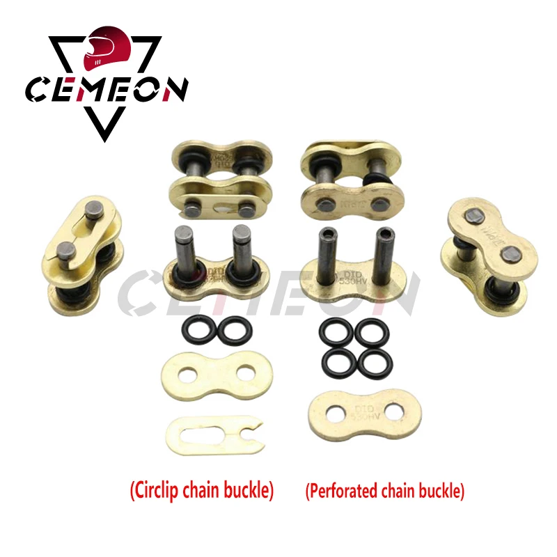 Пряжка цепи мотоцикла Honda Yamaha Kawasaki Suzuk 428/520/525/530 O толстое масляное уплотнение