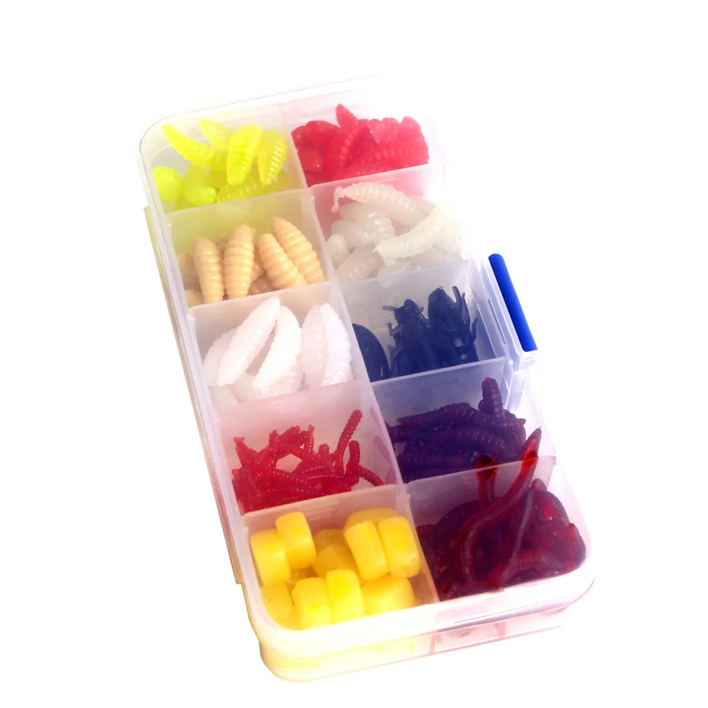 Набор мягких приманок для рыбалки 175 шт./компл. смешанные приманки джиг-головка