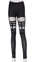 womens leggings gothic punk fancy suspender leggings pants 21238 rqbl