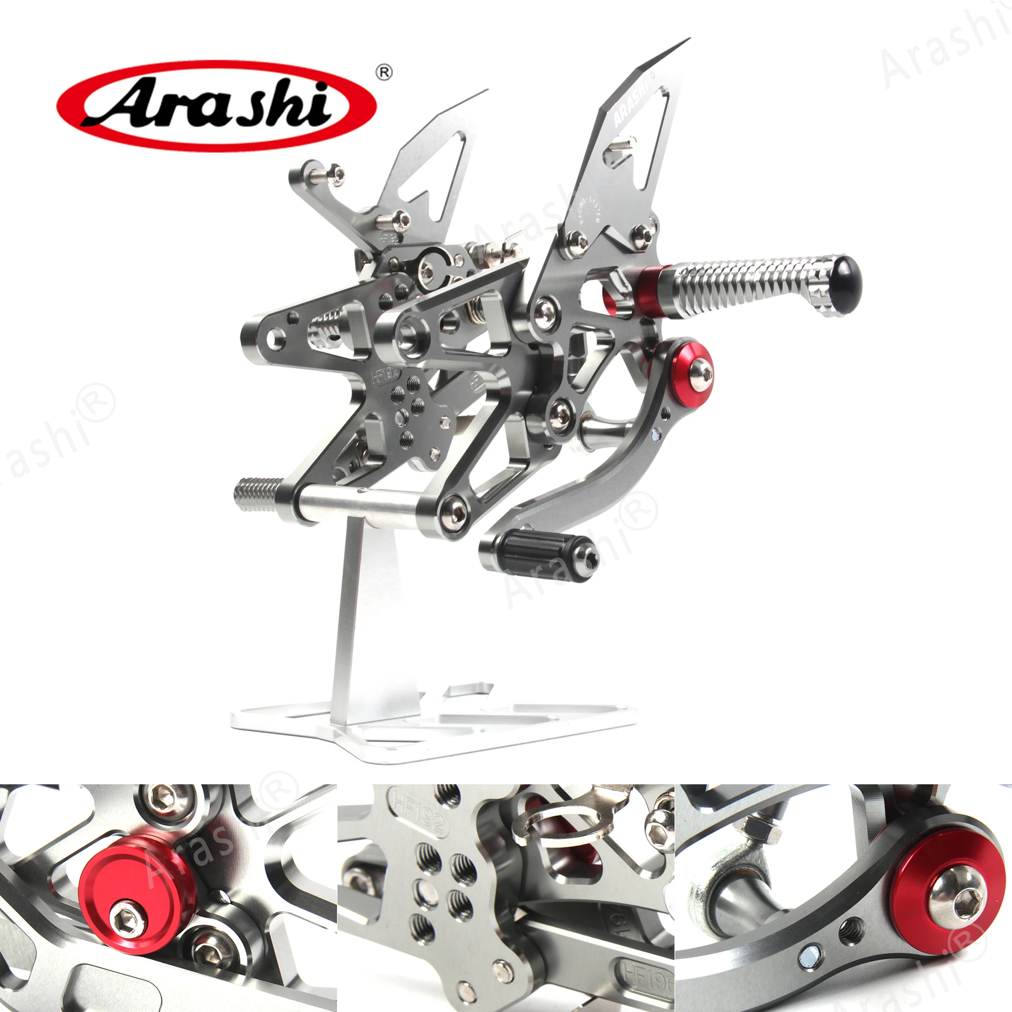 Регулируемые подножки Arashi для BMW S1000RR S1000 RR / HP4 2009-2014 всадника reиться S 1000 2010 2011 2012 2013
