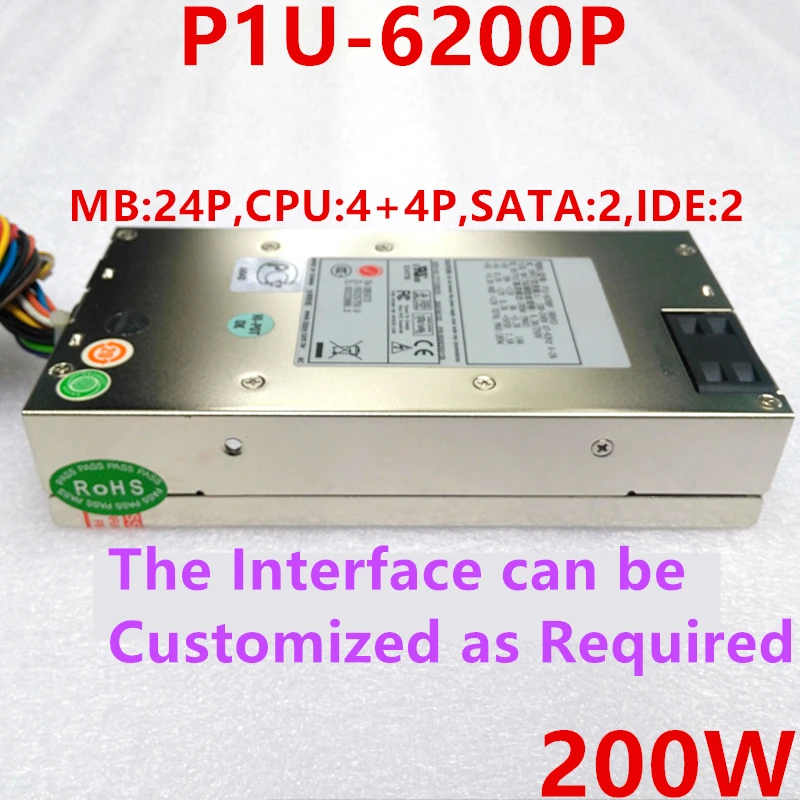 Новый оригинальный блок питания для Emacs Advantech ATX 1U 200 Вт импульсный источник питания