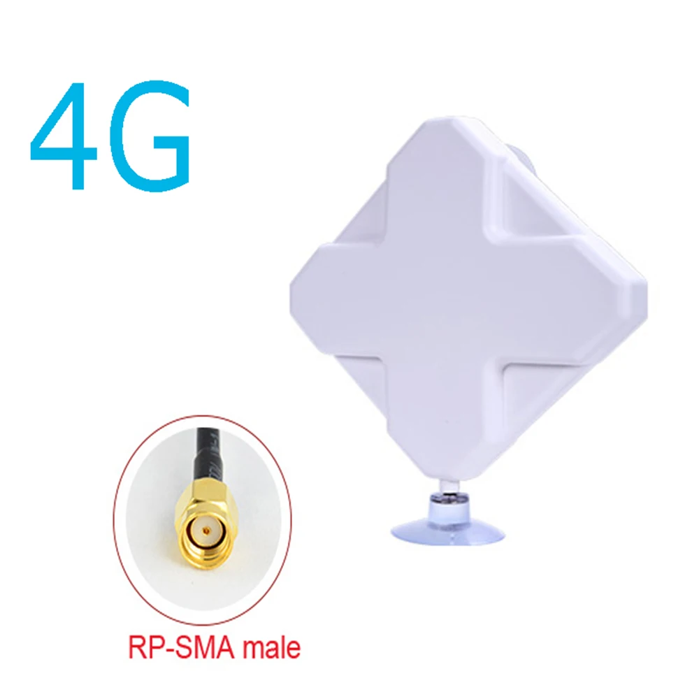Новый 3G 4G антенна 35dBi 2 м кабель LTE Antena * SMA разъем для модемный роутер + адаптер мама