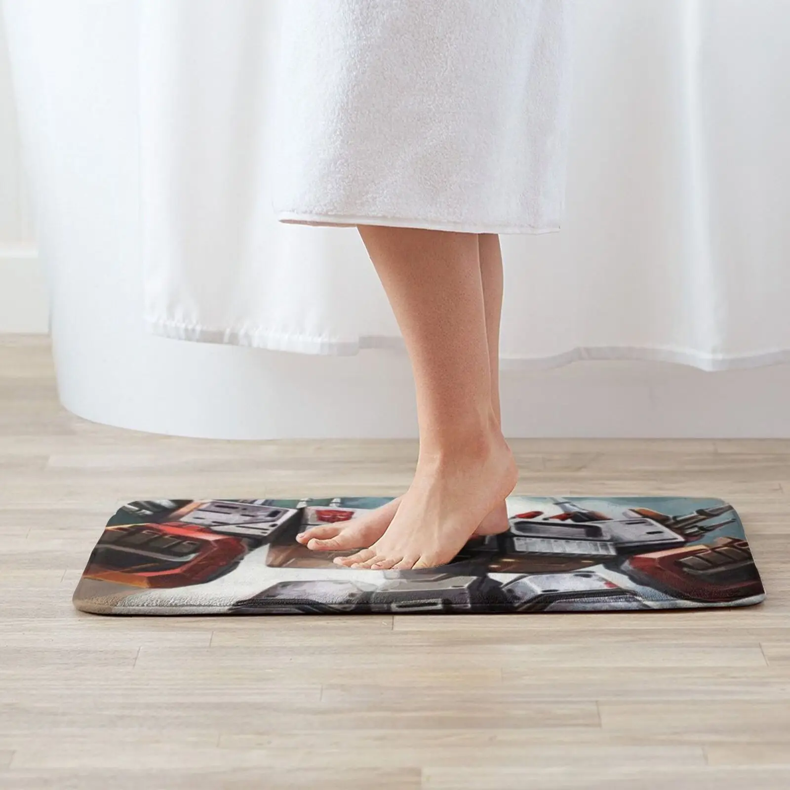 Мягкий Нескользящий Коврик Metroplex 3036 коврик подушка Autobot Bumblebee аниме мультфильм -