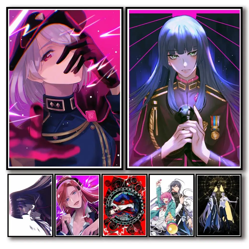 50 Дизайнов гипноза Mic -Division Rap Battle-белая бумага плакат Yamada ichiro художественная